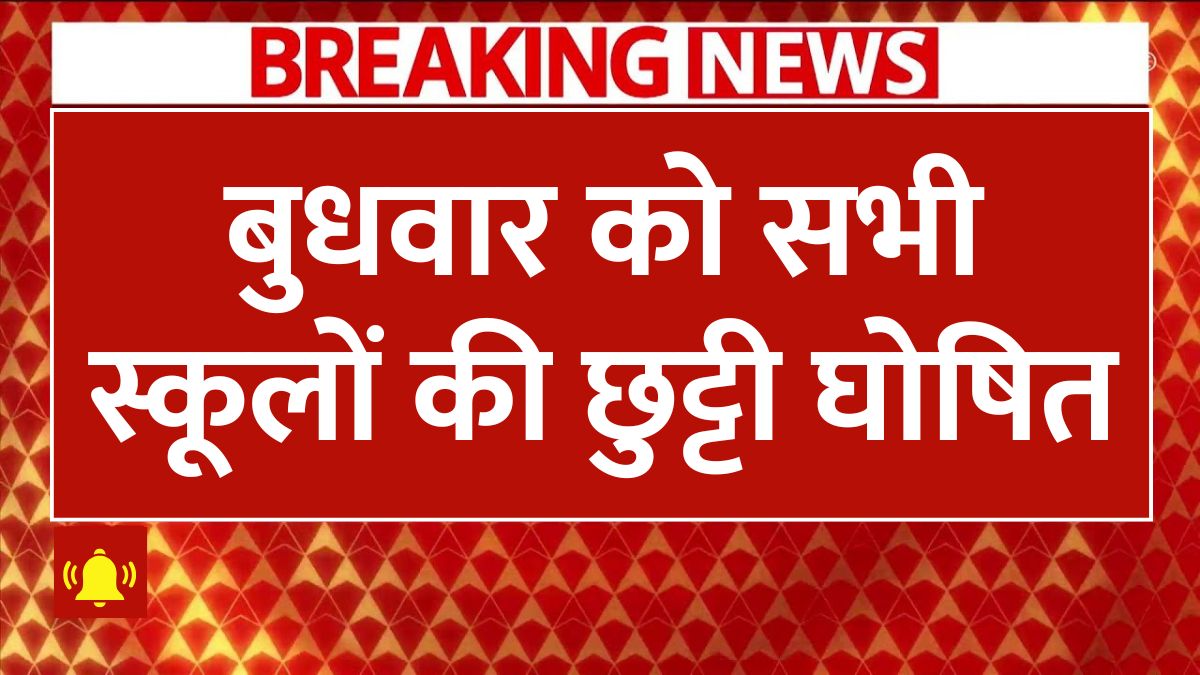 All schools declared holiday